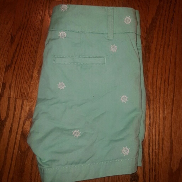 J.Crew mint anchor embroidered chino shorts 00 - Picture 4 of 4